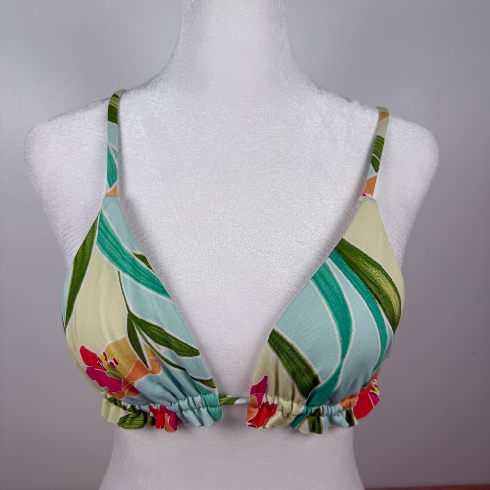 Hurley Tropical Print Bikini Top